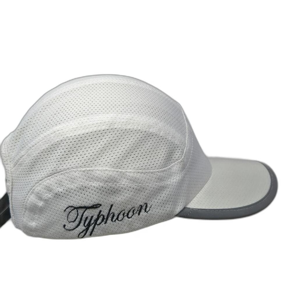 Big Accessories Baseball Cap White One Size Reflective Trim Mesh Strapback Hat